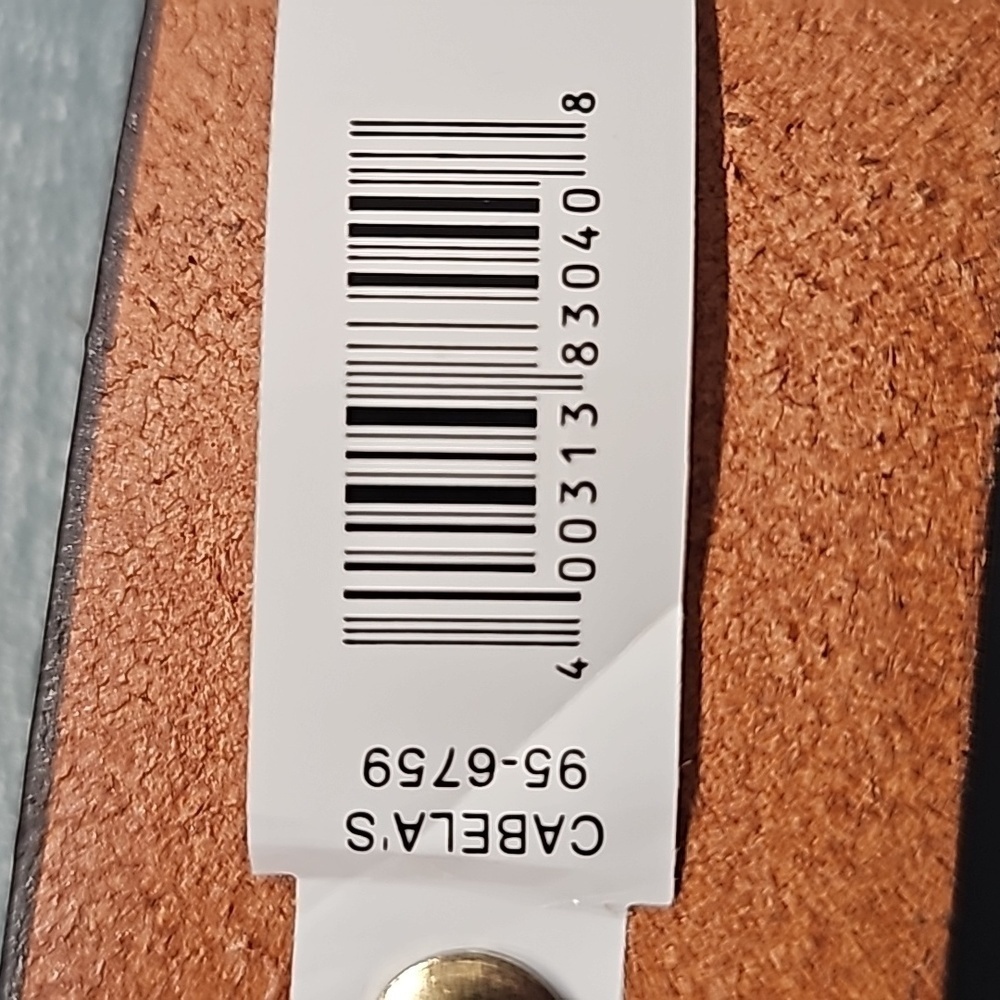 Cabela's leather belt. Unesex. Great style. NWT. DARK BROWN. - Picture 9 of 16